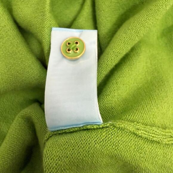 J McLaughlin Sweater Womens Small Green Jamey Pullover Old Money Quiet Luxury - Picture 9 of 10